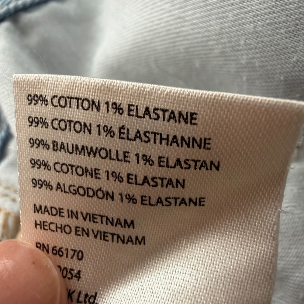 Anthropologie Pilcro Pleated Palazzo Mid Rise Super Wide Leg Light Wash Jeans 29 - Picture 7 of 10